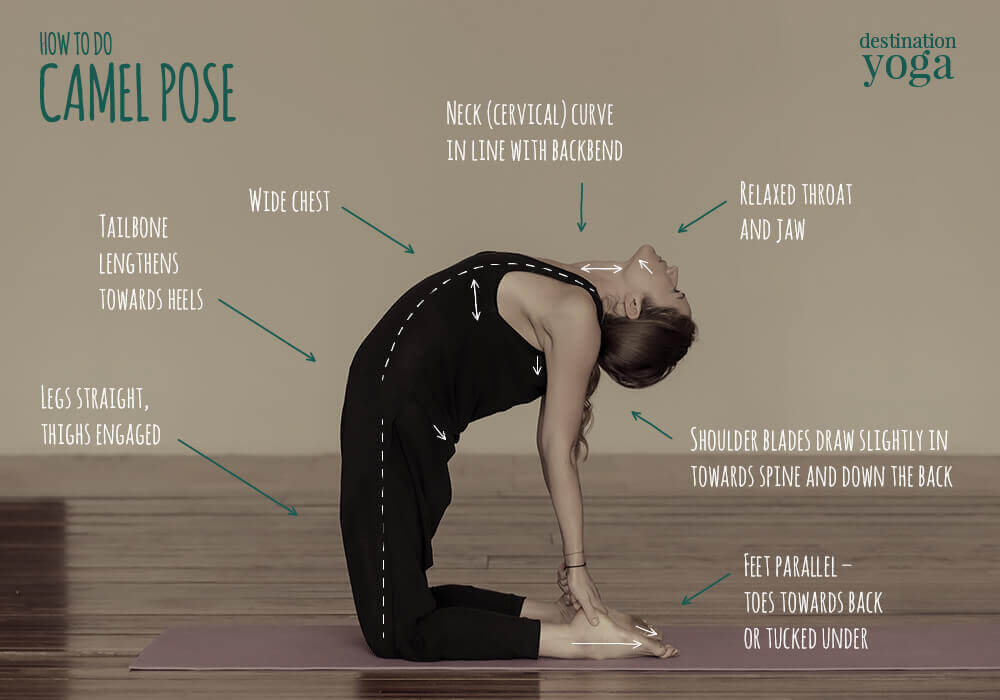 How to do: Camel Yoga Pose