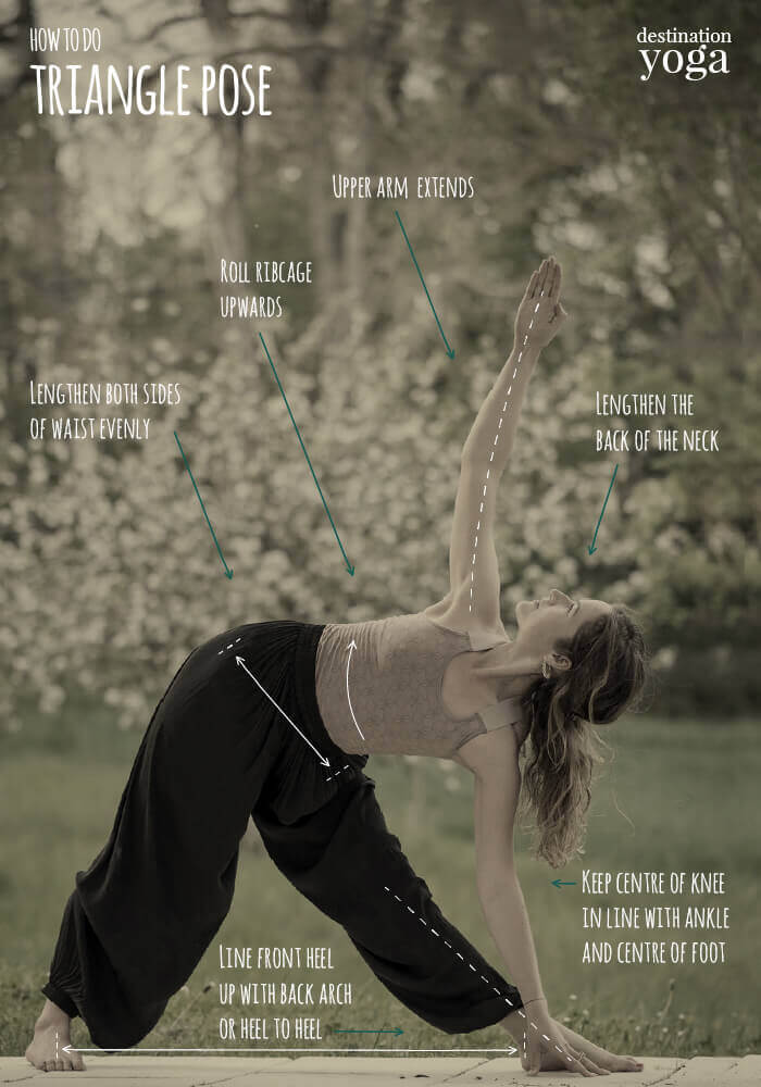 How to do: Triangle Yoga Pose